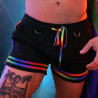 Breedwell Short Pure Pride Noir-Rainbow